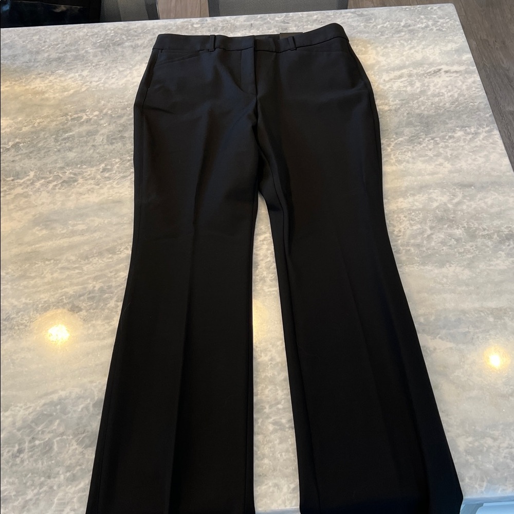 WHBM Size 10 NWT Black Ines Slim Boot Comfort Stretch Pants Back/Front pockets - Picture 4 of 7